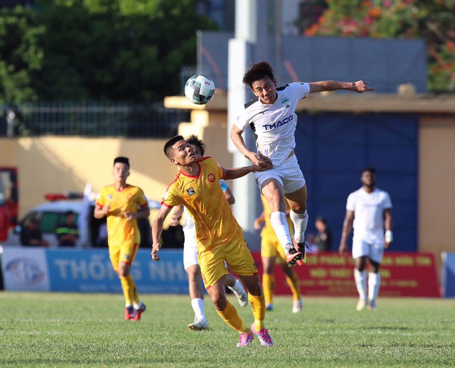 HAGL của Minh Vương đã thua nhiều gấp đôi Thanh Hoá khi 2 CLB gặp nhau từ V-League 2015. Ảnh: VPF