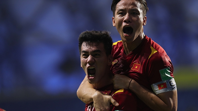 Ngọc Hải được FIFA đánh giá là tài năng nổi bật của đội tuyển Việt Nam ở vòng loại thứ 3 World Cup 2022 khu vực châu Á. Ảnh: Hoàng Linh