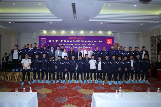 B.Bình Dương sẽ chạm trán SLNA vào 17h00 chiều 25/2 trong khuôn khổ lượt mở màn V-League 2022. Ảnh: Quỳnh Anh