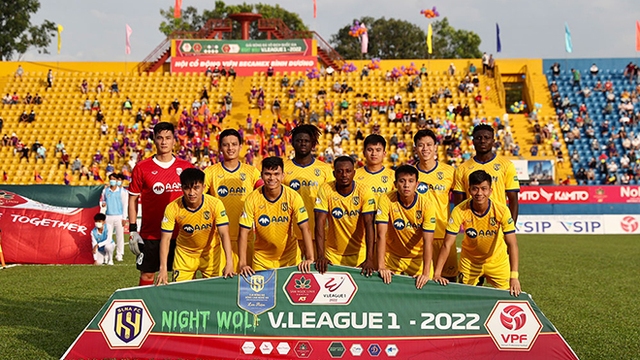 bóng đá, tin bóng đá, khai mạc V-League 2022, bóng đá hôm nay, SLNA, B.Bình Dương, Ngọc Hải, Tiến Linh, Quế Ngọc Hải 