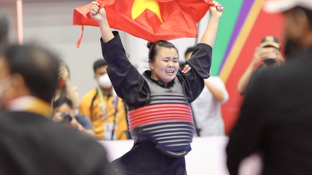 Thu Nghĩa, môn pencak silat, HCV SEA Games, SEA Games 31, thể thao Việt Nam, Quàng Thị Thu Nghĩa, lịch thi đấu SEA Games 31, pencak silat, bảng xếp hạng SEA Games 31