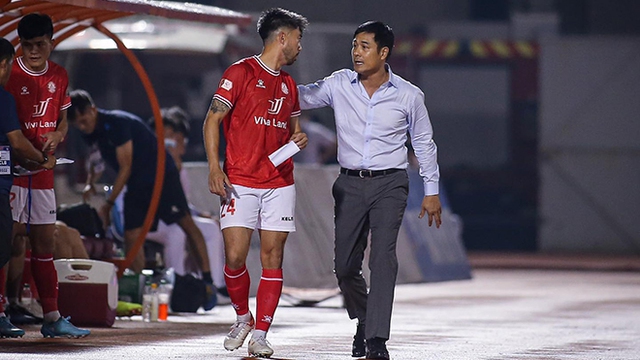 TP.HCM của Chủ tịch Hữu Thắng và tiền vệ Lee Nguyễn hứa hẹn sẽ có trận "derby" gian nan tối nay. Ảnh: TPHCM