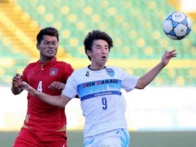 U21 Yokohama đánh bại U21 Myanmar 5-0 chiều 18/12. Ảnh: Anh Lập