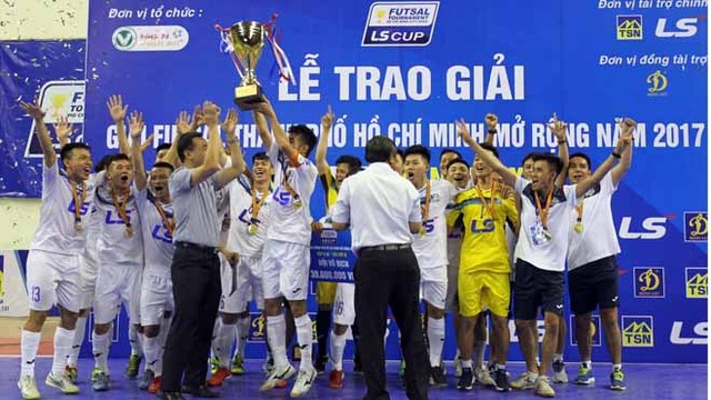 Thái Sơn Nam hoàn tất hat-trick danh hiệu của futsal Việt Nam năm 2017