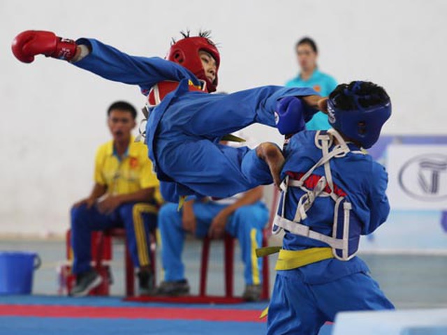 Giải vovinam VĐQG 2017 được đánh giá có chất lượng chuyên môn cao. Ảnh: B.M