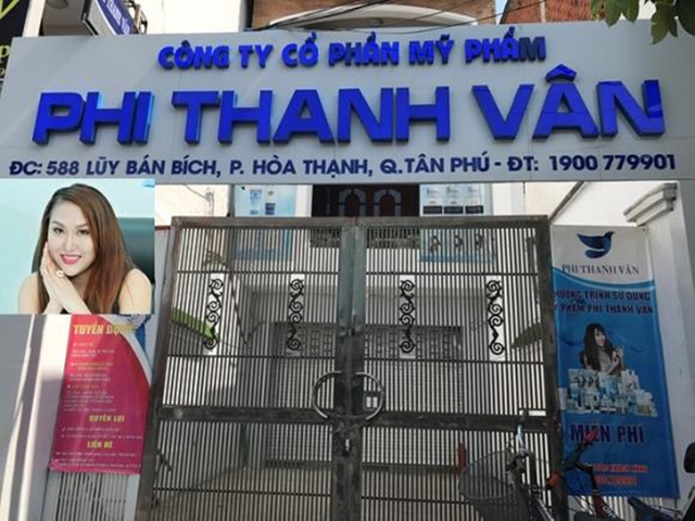 Hai lô mỹ phẩm của công ty Phi Thanh Vân bị đình chỉ lưu hành và thu hồi
