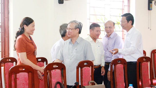 Thường trực Ban Bí thư Trần Quốc Vượng làm việc tại tỉnh Quảng Ninh