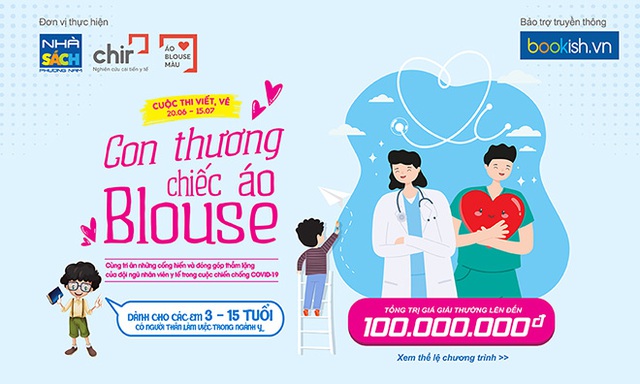 Con thương chiếc áo blouse, Những chiến sĩ áo trắng, Cuộc thi viết, Cuộc thi vẽ, thi viết, thi vẽ, áo blouse, bác sĩ, đội ngũ y bác sĩ, dịch Covid-19