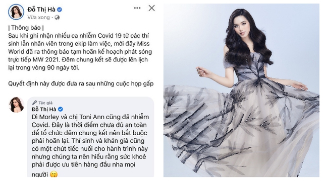 Miss World 2021, Miss World 2021 chung kết, Chung kết Hoa hậu thế giới 2021, Hoãn chung kết Miss world 2021, Chung kết Miss World 2021, Đỗ Hà, Đỗ Thị Hà