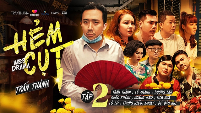 Phim Tết 'Hẻm cụt' tập 2 lên Top 2 trending, tập 1 vẫn trụ vững Top 1