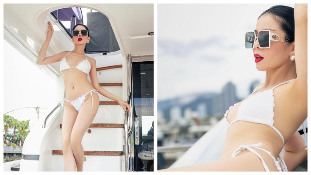 Lệ Quyên 41 tuổi đăng ảnh bikini, fan gọi 'nữ hoàng nội y mới của Vbiz'