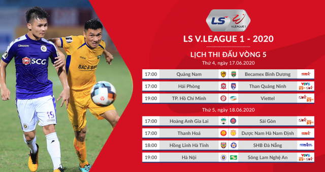 Truc tiep bong da, VTV6, Trực tiếp Vleague vòng 5, TPHCM vs Viettel, Nhận định kết quả, keo nha cai, Quảng Nam vs Bình Dương, Hải Phòng vs Than Quảng Ninh, trực tiếp Vleague