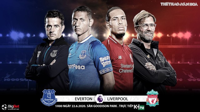 Nhận định bóng đá bóng đá Everton vs Liverpool. Trực tiếp bóng đá Vòng 30 Ngoại hạng Anh. K+. K+PM 