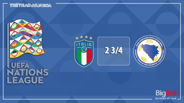 Italy vs Bosnia, nhận định bóng đá, Italy, Bosnia, trực tiếp Italy vs Bosnia, nhận định Italy vs Bosnia, BĐTV, UEFA Nations League, nhận định, dự đoán, kèo bóng đá