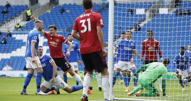 ket qua bong da, kết quả Brighton vs MU, Brighton 2-3 MU, MU, kết quả bóng đá Anh, bảng xếp hạng ngoại hạng Anh, bxh bóng đá Anh, lịch thi đấu bóng đá Anh