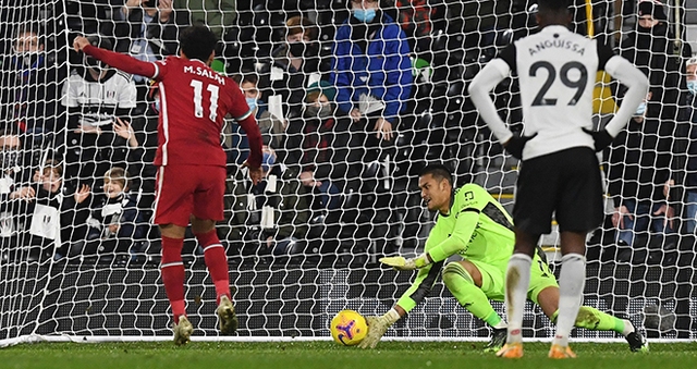 bóng đá, bong da, liverpool, fulham, salah, 11m, penalty, var, lịch thi đấu, kết quả bóng đá