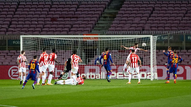 Barcelona 2-1 Athletic Bilbao: Messi lập siêu phẩm đá phạt trong ngày trở lại