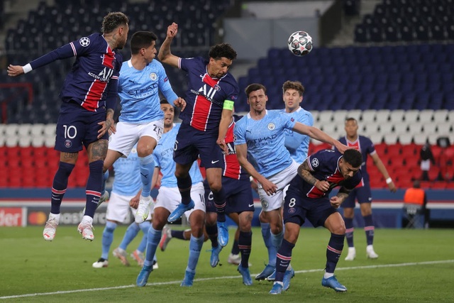 kết quả psg vs man city, psg 1-2 man city, psg, man city, keylor navas, de bruyne, mahrez, bóng đá, cúp C1