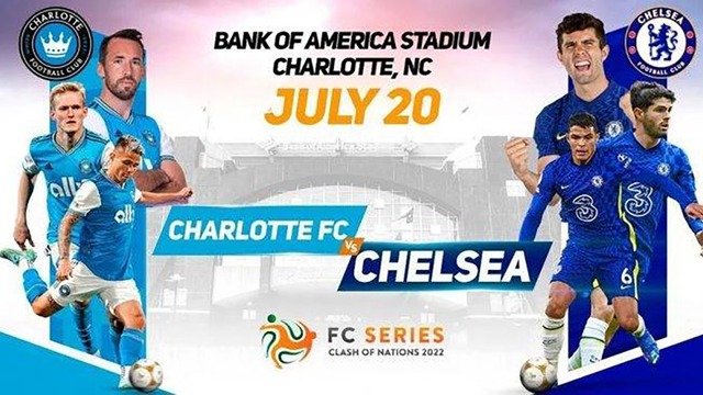 Link xem trực tiếp bóng đá Chelsea vs Charlotte, Giao hữu Hè 2022 (06h30, 21/7)