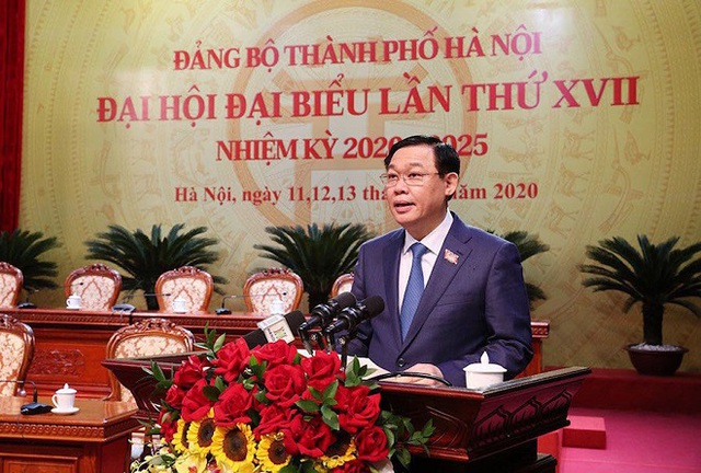 Hà Nội, Vương Đình Huệ, phiên trù bị, Đại hội đại biểu lần thứ XVII, Đảng bộ thành phố Hà Nội