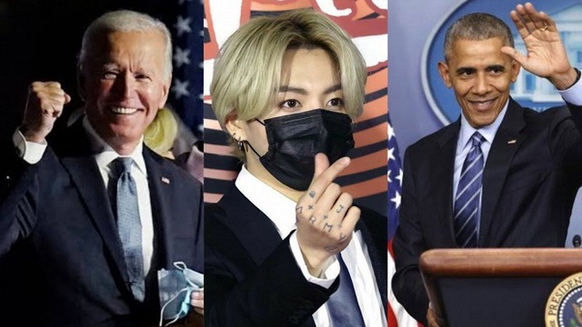 BTS, BTS tin tức, BTS thành viên, Jungkook, BTS Idol, Twitter, Joe Biden, Barack Obama