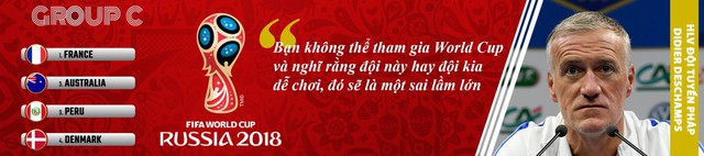 Bảng C World Cup 2018