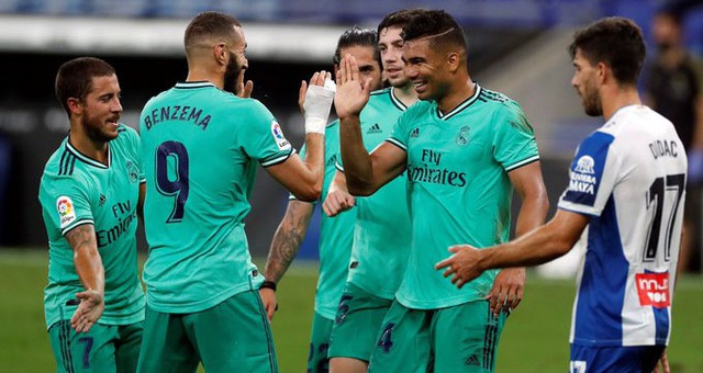 Ket qua bong da, ket qua bong da Tay Ban Nha, ket qua bong da La Liga, Espanyol 0-1 Real Madrid, kết quả vòng 32 La Liga, bảng xếp hạng bóng đá Tây Ban Nha, BXH La Liga