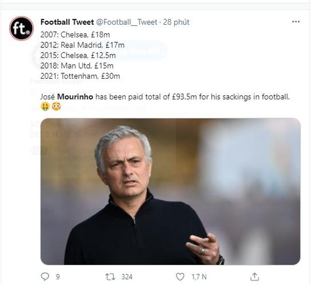 Mourinho, Mourinho bị sa thải, Tottenham sa thải Mourinho, Jose Mourinho bị sa thải, sa thải Mourinho, bóng đá Anh, ngoại hạng Anh