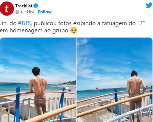 BTS, Jin, Jin gây bão với ảnh lưng trần, Jin ở đảo Jeju, V BTS, Suga, Tin bts