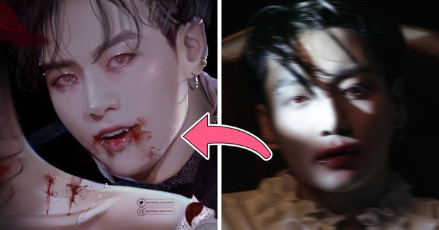 10+ hình ảnh vampire Jungkook do fan chế từ teaser ‘Me, Myself, and Jung Kook’