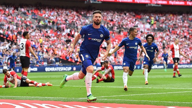 Chelsea 2-0 Southampton: Morata, Giroud lập công; Chelsea đấu M.U ở chung kết cúp FA (KT)