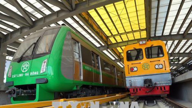 Đường sắt Cát Linh - Hà Đông đã được đóng điện lưới Quốc gia phục để chạy thử nghiệm