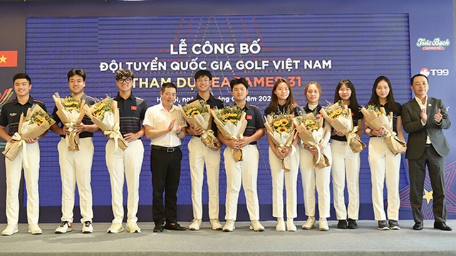 Sea Games 31: Đội tuyển Golf Việt Nam có 7 VĐV dưới 18 tuổi tham dự