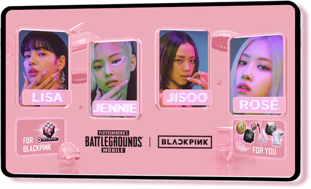 Blackpink, Jennie, Jisoo, Lisa, Rosé, Blackpink The Album, PUBG Mobile, Blackpink pugb game, tài khoản pubg của blackpink, blackpink ảnh, blackpink album mới