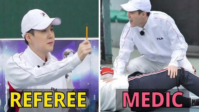 7 vai trò siêu hài của Suga khi không thể chơi tennis cùng BTS