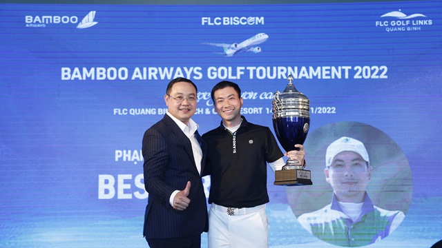 Golfer Phạm Minh Phong vô địch giải Bamboo Airways Golf Tournament 2022