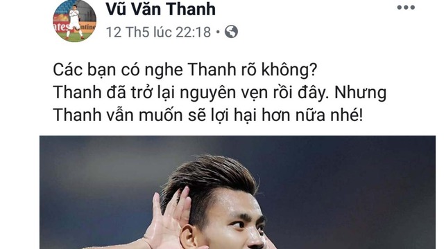 Văn Thanh khiến Trọng Đại ‘cay cú’ trong ngày trở lại