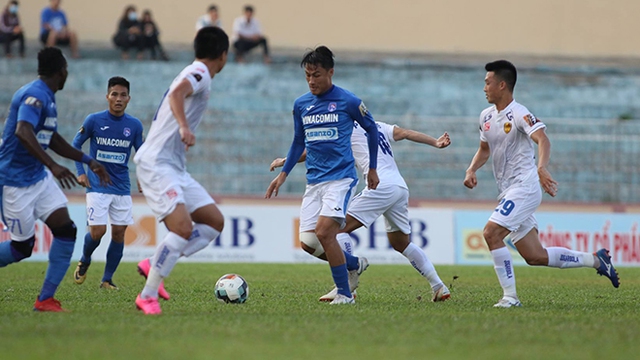 Quảng Nam FC 0-1 Than Quảng Ninh: Mạc Hồng Quân giúp Than Quảng Ninh có 3 điểm