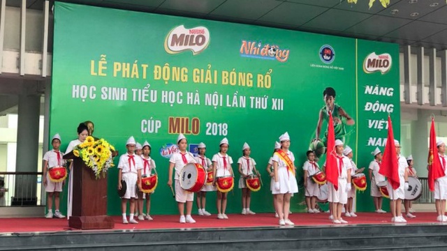 Phát động giải bóng rổ học sinh tiểu học Hà Nội năm 2018