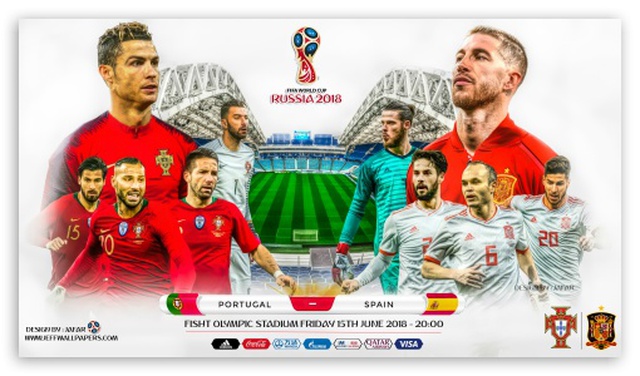 Dự đoán có thưởng World Cup 2018: Trận Bồ Đào Nha - Tây Ban Nha
