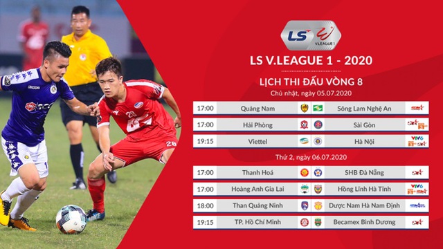 Lịch thi đấu V-League 2020 vòng 11