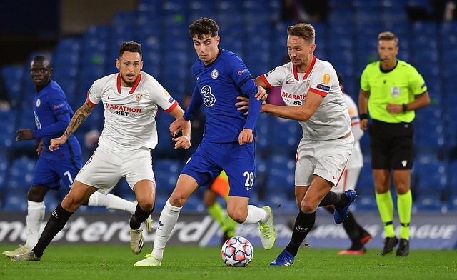 Video Chelsea vs Sevilla. Video clip bàn thắng trận Chelsea vs Sevilla.  Kết quả bóng đá Chelsea đấu với Sevilla. Kết quả vòng bảng cúp C1 châu Âu. Kết quả Chelsea