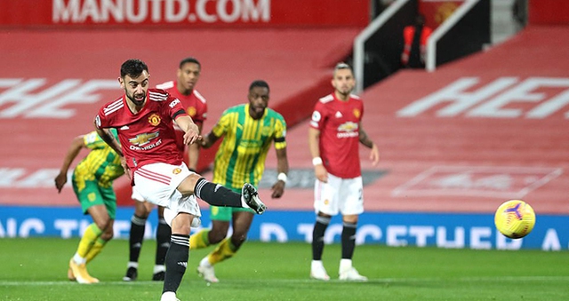 Ket qua bong da, MU vs West Brom, Bảng xếp hạng Ngoại hạng Anh, Bruno Fernandes, kết quả MU West Brom, kết quả Ngoại hạng Anh, kết quả bóng đá Anh, MU đấu với West Brom