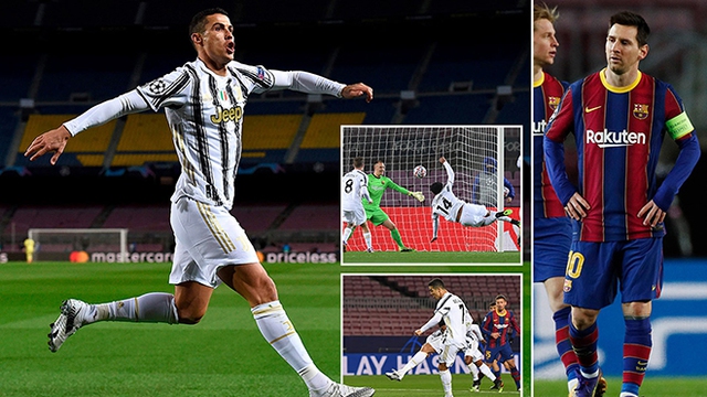 Barcelona 0-3 Juventus: Ronaldo lập cú đúp, Juve soán ngôi đầu của Barca
