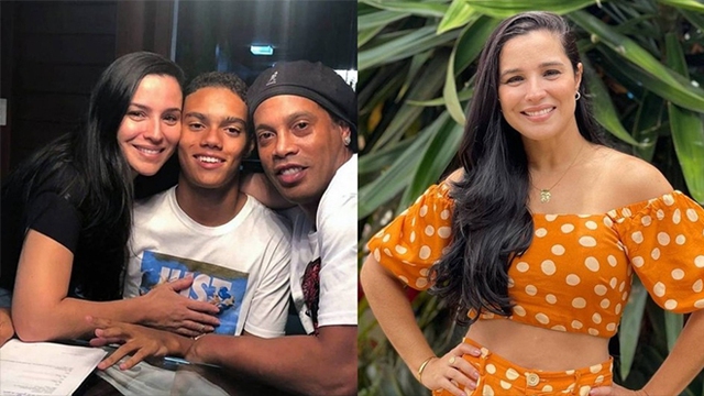 Vũ công sinh con cho Ronaldinho gia nhập mạng xã hội