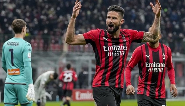 Ket qua bong da, Milan 3-1 Genoa, ket qua cup Italia, kết quả bóng đá Ý, kết quả Milan vs Genoa, kết quả bóng đá hôm nay, tin tuc bong da Italia