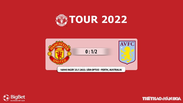 MU vs Aston Villa, nhận định kết quả, nhận định bóng đá MU vs Aston Villa nhận định bóng đá, MU, Aston Villa, keo nha cai, dự đoán bóng đá, giao hữu hè 2022, kèo MU vs Aston Villa