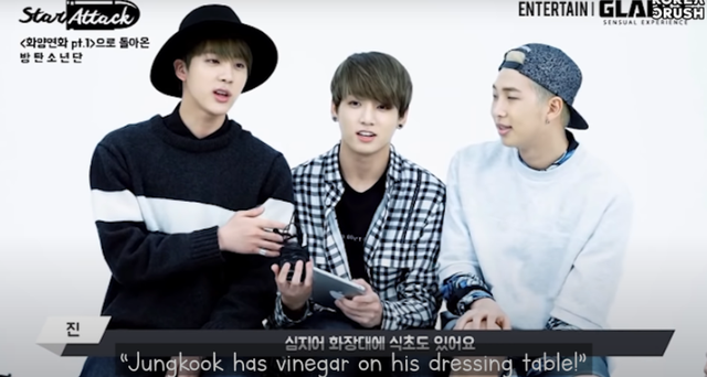 Jungkook BTS, Jungkook tiết lộ bí làm đẹp, Jungkook có làn da đẹp như nhung, Jungkook rửa mặt bằng giấm