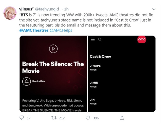 V BTS,  V BTS bị biến mất khỏi quảng bá Break the Silence, BTS không thể thiếu V, Kpop, ARMY, Break the Silence, phim Bring the Soul, Break the Silence: The Movie