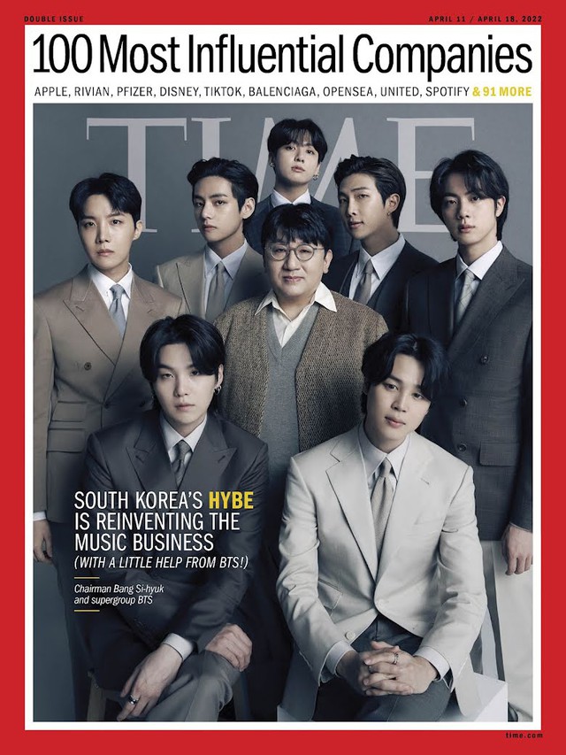 BTS, BTS TIME, BTS thần thái như sếp tổng, BTS HD photo, Sứ mệnh của HYBE gây tranh cãi, Jungkook, Jin, Jimin, J-Hope, RM, Suga, V, Jungkook TIME, Jungkook HD photo